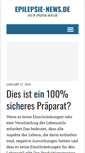 Mobile Screenshot of epilepsie-news.de