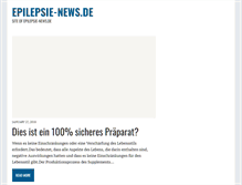 Tablet Screenshot of epilepsie-news.de